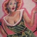 Tattoos - Vaughan Bass Pin Up Girl Tattoo - 46810